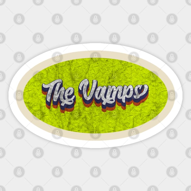 Vintage The Vamps Sticker by Electric Tone